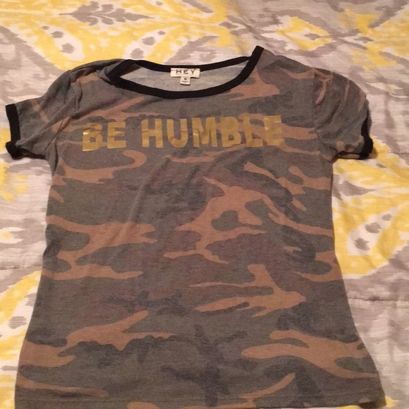 Be Humble Ringer Tee - Picture 2 of 3